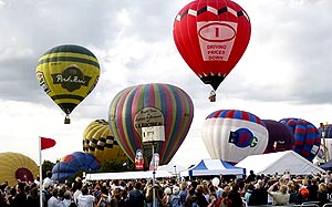 Фестиваль воздушных шаров в Нортхемптоне