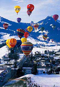Чемпионат воздушных шаров в Австрии